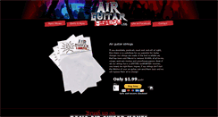Desktop Screenshot of airguitarstrings.com