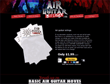 Tablet Screenshot of airguitarstrings.com